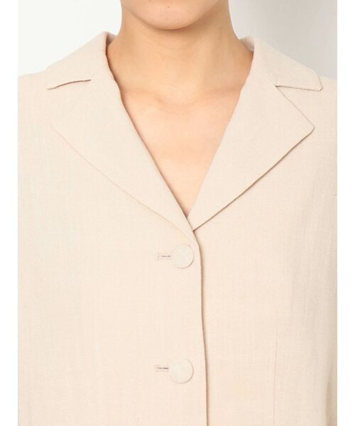 dazzlin（ダズリン）の「ハーフスリーブショートシャツ【セットアップ着用可】（シャツ/ブラウス・レディース・ブラウン/アイボリー・FREE）」の12枚目の写真