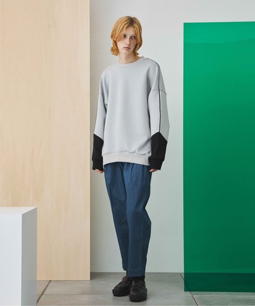 UNITED TOKYO(ユナイテッドトウキョウ)の「ダンボール切替オーバースウェット(スウェット・メンズ・グレー/カーキ/ブラック・FREE)」の15枚目の写真