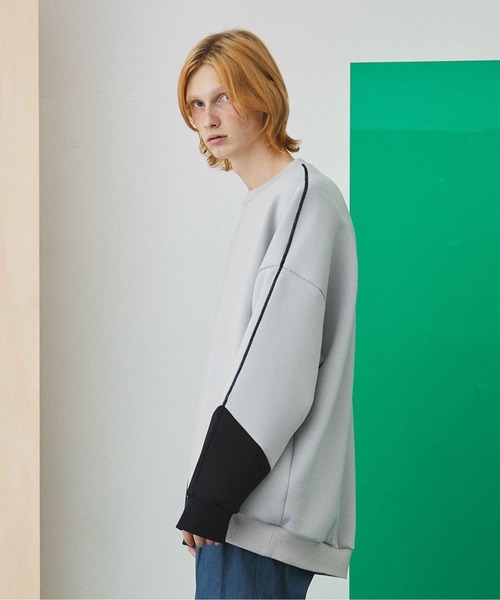 UNITED TOKYO(ユナイテッドトウキョウ)の「ダンボール切替オーバースウェット(スウェット・メンズ・グレー/カーキ/ブラック・FREE)」の16枚目の写真