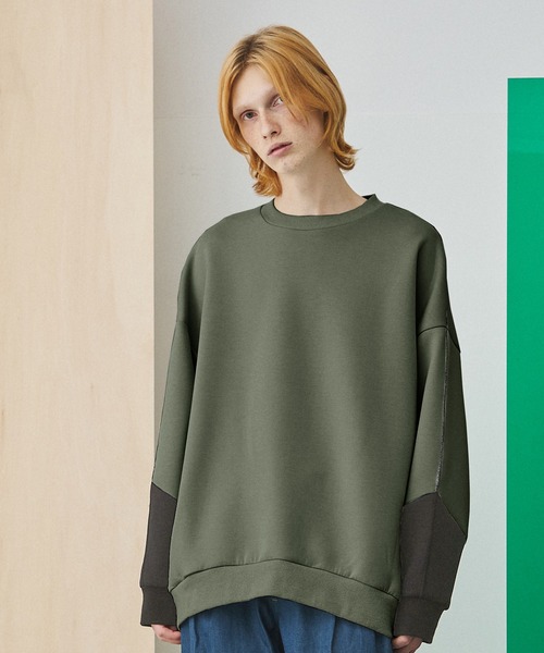 UNITED TOKYO(ユナイテッドトウキョウ)の「ダンボール切替オーバースウェット(スウェット・メンズ・グレー/カーキ/ブラック・FREE)」の18枚目の写真