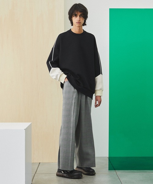 UNITED TOKYO(ユナイテッドトウキョウ)の「ダンボール切替オーバースウェット(スウェット・メンズ・グレー/カーキ/ブラック・FREE)」の22枚目の写真