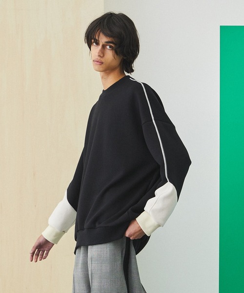 UNITED TOKYO(ユナイテッドトウキョウ)の「ダンボール切替オーバースウェット(スウェット・メンズ・グレー/カーキ/ブラック・FREE)」の21枚目の写真