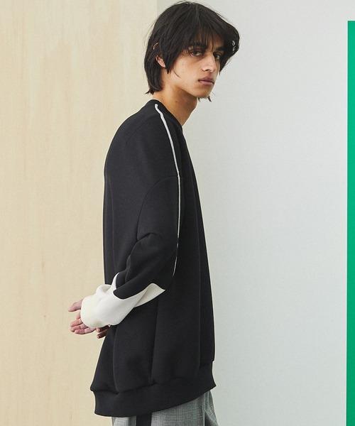 UNITED TOKYO(ユナイテッドトウキョウ)の「ダンボール切替オーバースウェット(スウェット・メンズ・グレー/カーキ/ブラック・FREE)」の19枚目の写真