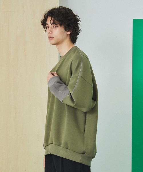 UNITED TOKYO(ユナイテッドトウキョウ)の「ダンボール切替オーバースウェット(スウェット・メンズ・グレー/カーキ/ブラック・FREE)」の6枚目の写真