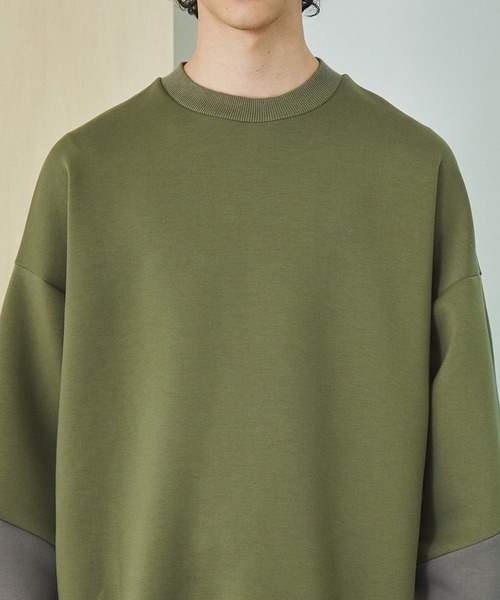 UNITED TOKYO(ユナイテッドトウキョウ)の「ダンボール切替オーバースウェット(スウェット・メンズ・グレー/カーキ/ブラック・FREE)」の9枚目の写真