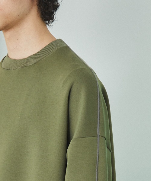 UNITED TOKYO(ユナイテッドトウキョウ)の「ダンボール切替オーバースウェット(スウェット・メンズ・グレー/カーキ/ブラック・FREE)」の10枚目の写真