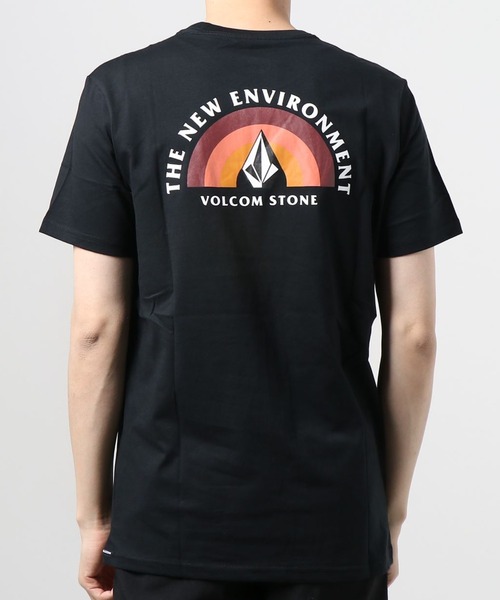 VOLCOM（ボルコム）の「VOLCOM/ボルコム プリントTシャツ AF742007（Tシャツ/カットソー・メンズ・ブラック/ホワイト・L/M）」の2枚目の写真