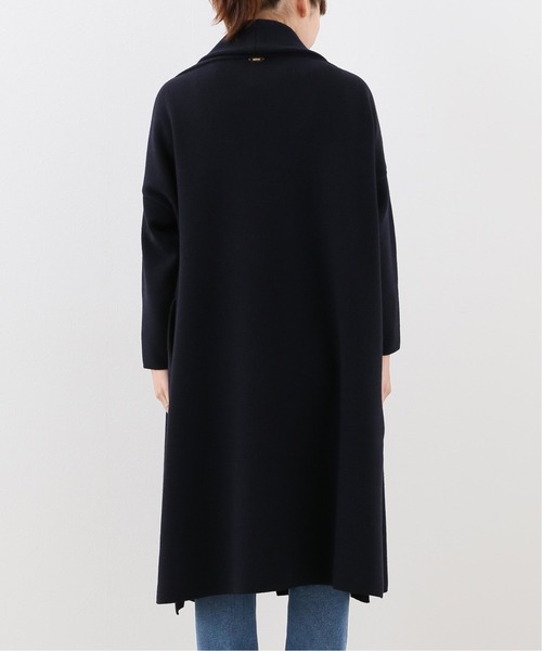 【美品✨】Deuxieme Classe スムースニットガウンコート　黒　抜け感 masao様専用 Deuxieme classeスムースニットガウンコート