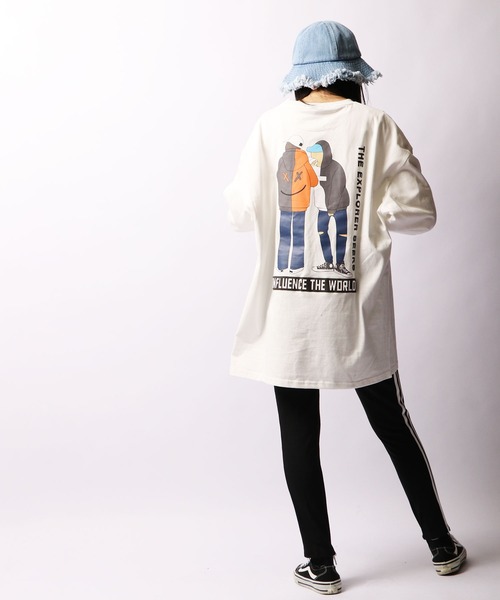 A.T,C in the attic homme(エーティーシーインジアティックオム)の「イラストPTポケ付きロンT(Tシャツ/カットソー・メンズ・ホワイト/ブラック/ラベンダー・M/L)」の17枚目の写真