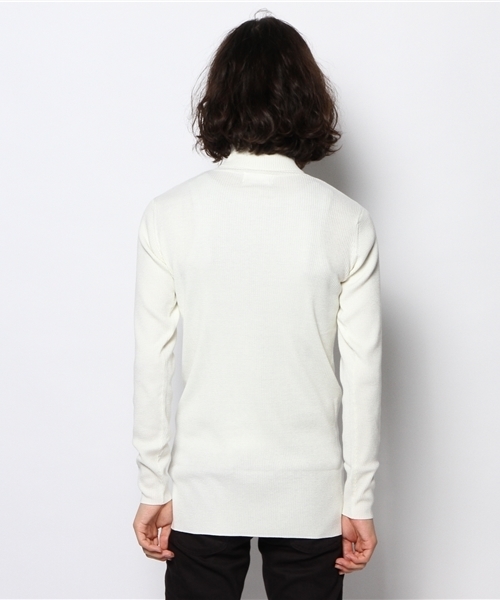 Lui's（ルイス）の「Lui's スリムタートルネックニット（ニット/セーター・メンズ・ホワイト/ブラック/モカ/ワインレッド・MEDIUM/SMALL）」の7枚目の写真