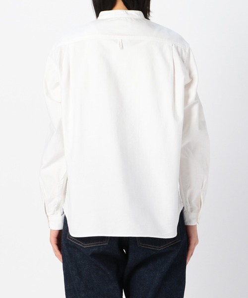 DANTON - 【DANTON】長袖バンドカラーシャツ YOX WOMEN DANTON（ダントン）の「【DANTON】長袖バンドカラーシャツ YOX