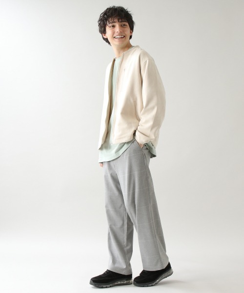 RAGEBLUE(レイジブルー)の「ウィンドウペン/TRストレッチワイドパンツ/926643(スラックス・メンズ・ベージュ/グレー・MEDIUM/LARGE)」の16枚目の写真