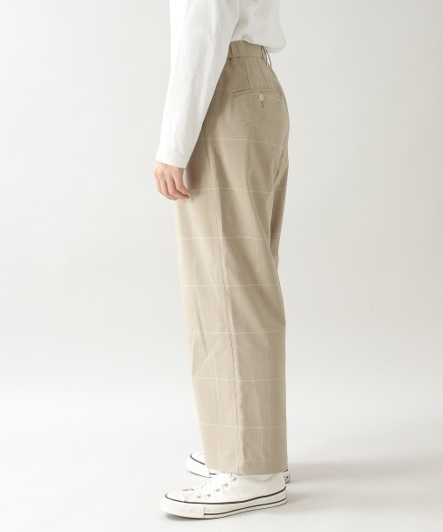 RAGEBLUE(レイジブルー)の「ウィンドウペン/TRストレッチワイドパンツ/926643(スラックス・メンズ・ベージュ/グレー・MEDIUM/LARGE)」の19枚目の写真