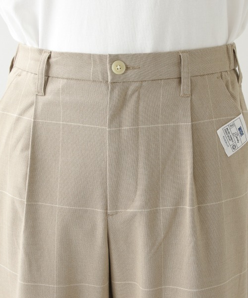 RAGEBLUE(レイジブルー)の「ウィンドウペン/TRストレッチワイドパンツ/926643(スラックス・メンズ・ベージュ/グレー・MEDIUM/LARGE)」の17枚目の写真