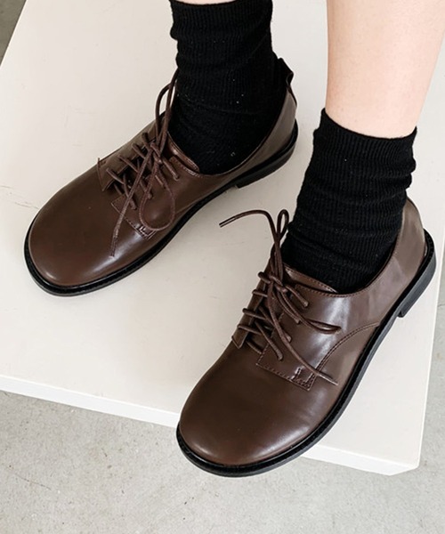 セール レディース レトロなレースアップフラットシューズ ローファー Day Closet デイ クローゼット のファッション通販 Zozotown