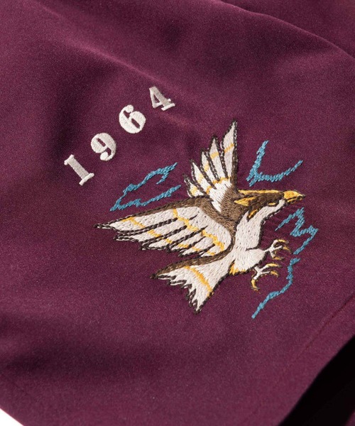 glamb(グラム)の「Needlework short pants / ニードルワークショートパンツ(その他パンツ・メンズ・ワイン/ブラック・M/S/L)」の6枚目の写真