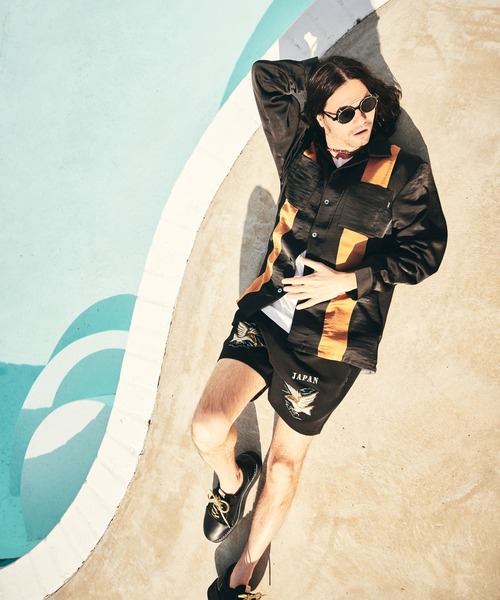 glamb(グラム)の「Needlework short pants / ニードルワークショートパンツ(その他パンツ・メンズ・ワイン/ブラック・M/S/L)」の15枚目の写真