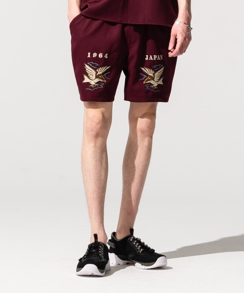 glamb(グラム)の「Needlework short pants / ニードルワークショートパンツ(その他パンツ・メンズ・ワイン/ブラック・M/S/L)」の19枚目の写真