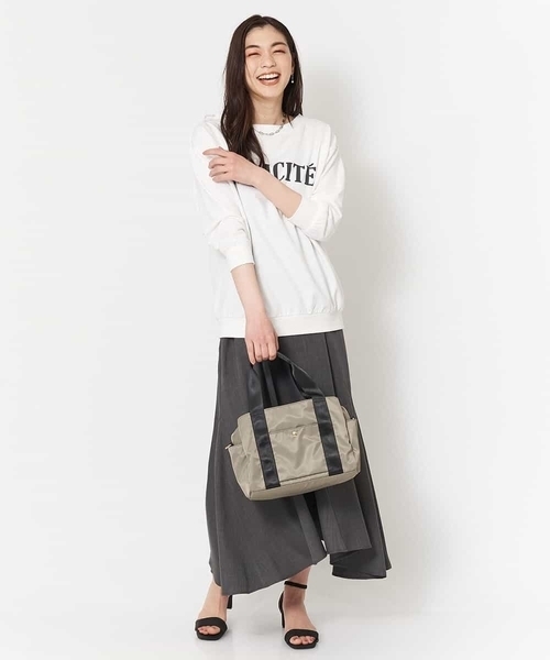 a.v.v（アーヴェヴェ）の「【洗える】ロゴスウェット（スウェット・レディース・ライトグリーン/ダークグレー/ホワイト・40/36/34/42/38）」の18枚目の写真