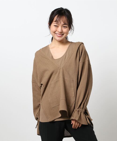 AMERI VINTAGE パーカー & タンク セット プルオーバー Ameri（アメリ）の「TANK SET PULLOVER（パーカー）」 - WEAR