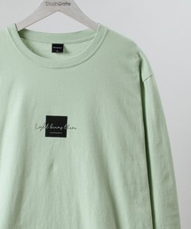 SlashDate（スラッシュデイト）の「シンプルロゴ ベーシック ロングTシャツ（Tシャツ/カットソー・メンズ）」