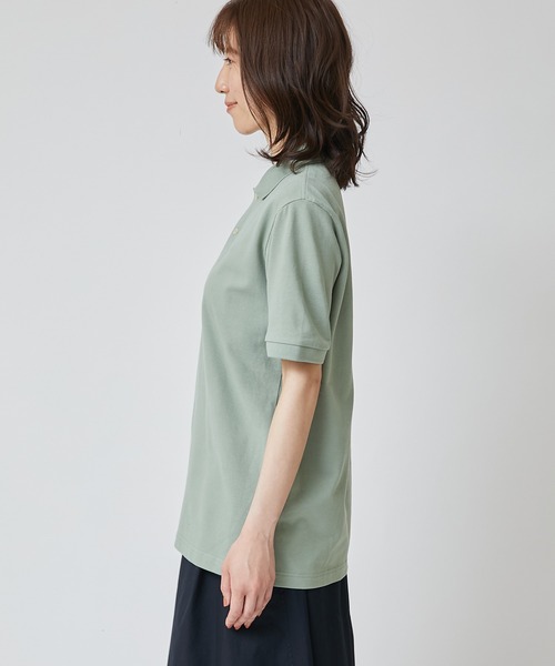 Arnold Palmer（アーノルドパーマー）の「カノコ ベーシックポロシャツ（ポロシャツ・レディース・ホワイト/ピンク/ブルー/カーキ/レッド/ネイビー/グリーン/グレー/ブラック/マスタード/サックスブルー・3L/L/S/LL/M/XS）」の14枚目の写真