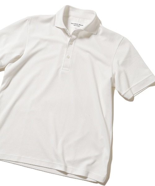 MEN'S BIGI(メンズビギ)の「【ALOFT(アロフト)】使用 高機能ポロシャツ/TAILORED WEARライン(ポロシャツ・メンズ・ホワイト/ライトグレー/ネイビー/ブルー・01/02/03)」の2枚目の写真