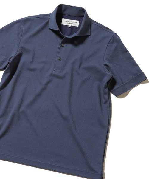 MEN'S BIGI(メンズビギ)の「【ALOFT(アロフト)】使用 高機能ポロシャツ/TAILORED WEARライン(ポロシャツ・メンズ・ホワイト/ライトグレー/ネイビー/ブルー・01/02/03)」の4枚目の写真