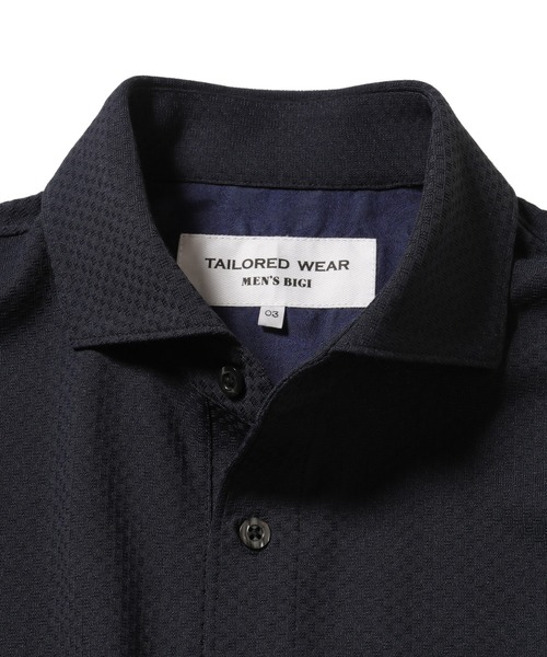 MEN'S BIGI(メンズビギ)の「【ALOFT(アロフト)】使用 高機能ポロシャツ/TAILORED WEARライン(ポロシャツ・メンズ・ホワイト/ライトグレー/ネイビー/ブルー・01/02/03)」の21枚目の写真