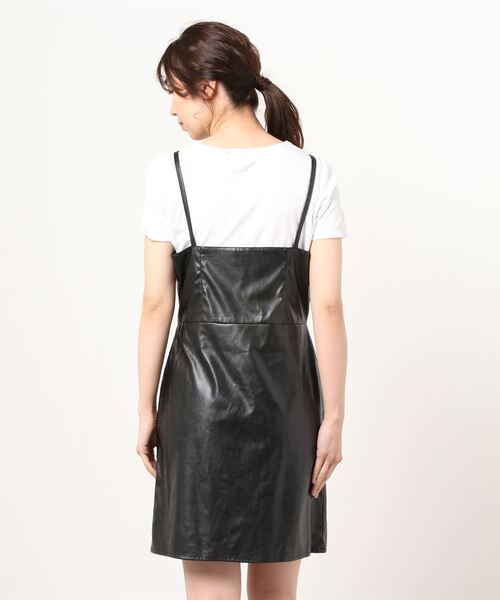 dispark（ディスパーク）の「DISPARK/フェイクレザーキャミワンピース（ワンピース・レディース・ブラック・FREE）」の13枚目の写真