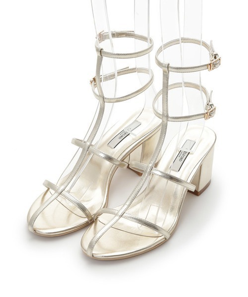 CELFORD（セルフォード）の「ストラップサンダル（サンダル・レディース・ブラック/ゴールド/ホワイト・36/38/37）」の5枚目の写真