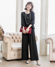 パーティードレス パンツドレス パンツスーツ 結婚式 ドレス