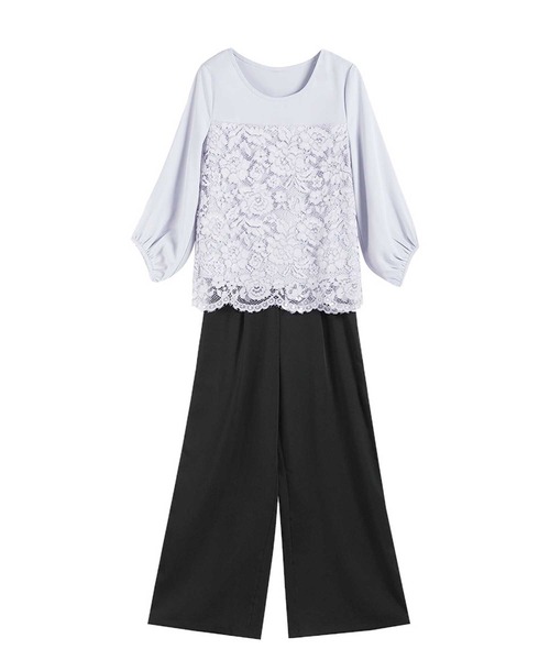 Cinderella(シンデレラ)の「パーティードレス パンツドレス パンツスーツ 結婚式 ドレス(パンツドレス・レディース・ブラック/グレー/ネイビー/ベージュ・MEDIUM/XX-LARGE/LARGE/X-LARGE/SMALL)」の13枚目の写真