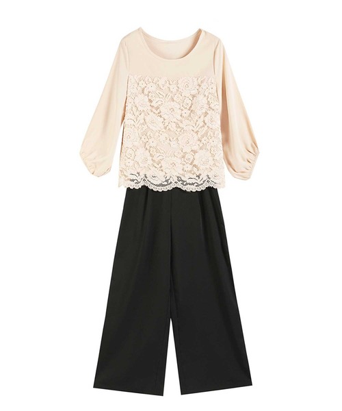 Cinderella(シンデレラ)の「パーティードレス パンツドレス パンツスーツ 結婚式 ドレス(パンツドレス・レディース・ブラック/グレー/ネイビー/ベージュ・MEDIUM/XX-LARGE/LARGE/X-LARGE/SMALL)」の16枚目の写真