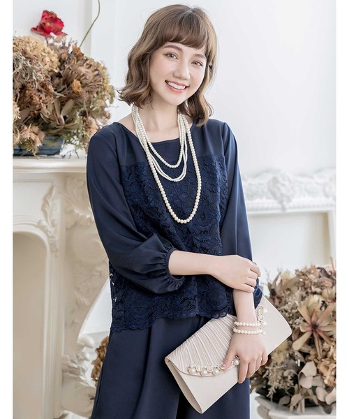 Cinderella(シンデレラ)の「パーティードレス パンツドレス パンツスーツ 結婚式 ドレス(パンツドレス・レディース・ブラック/グレー/ネイビー/ベージュ・MEDIUM/XX-LARGE/LARGE/X-LARGE/SMALL)」の20枚目の写真