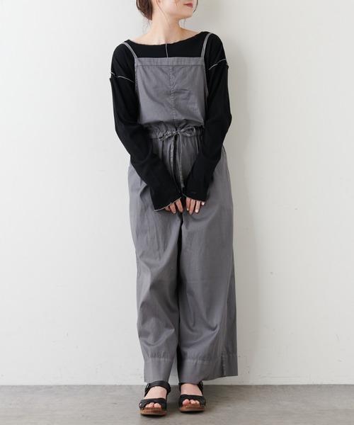 PUAL CE CIN(ピュアルセシン)の「綿麻テレコプルオーバー(Tシャツ/カットソー・レディース・ホワイト/ベージュ/グレー・FREE)」の21枚目の写真
