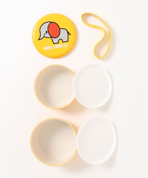 MONO　COMME CA（モノコムサ）の「ランチボックス（お弁当箱・レディース・イエロー/オレンジ/ターコイズブルー/レッド・FREE）」の6枚目の写真