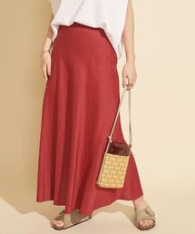 BEAUTY&YOUTH UNITED ARROWS | BY∴ テレデランリネン パネルフレアマキシスカート -ウォッシャブル-(スカート)