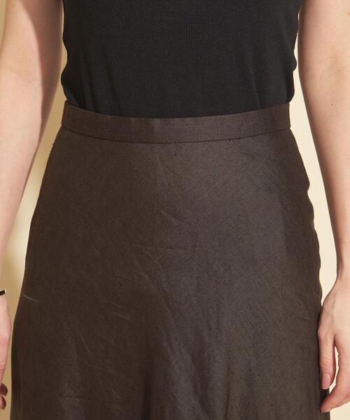 BEAUTY&YOUTH UNITED ARROWS（ビューティーアンドユースユナイテッドアローズ）の「BY∴ テレデランリネン パネルフレアマキシスカート -ウォッシャブル-（スカート・レディース・ナチュラル/ダークブラウン/レッド・M/S/L）」の20枚目の写真