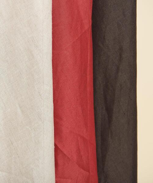 BEAUTY&YOUTH UNITED ARROWS（ビューティーアンドユースユナイテッドアローズ）の「BY∴ テレデランリネン パネルフレアマキシスカート -ウォッシャブル-（スカート・レディース・ナチュラル/ダークブラウン/レッド・M/S/L）」の12枚目の写真