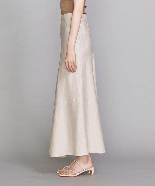 BEAUTY&YOUTH UNITED ARROWS（ビューティーアンドユースユナイテッドアローズ）の「BY∴ テレデランリネン パネルフレアマキシスカート -ウォッシャブル-（スカート・レディース・ナチュラル/ダークブラウン/レッド・M/S/L）」の15枚目の写真