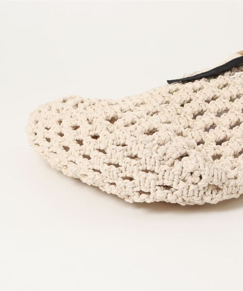 LBC（エルビーシー）の「マクラメ ラタンハンドルバッグ（ハンドバッグ・レディース・オフホワイト・FREE）」の5枚目の写真