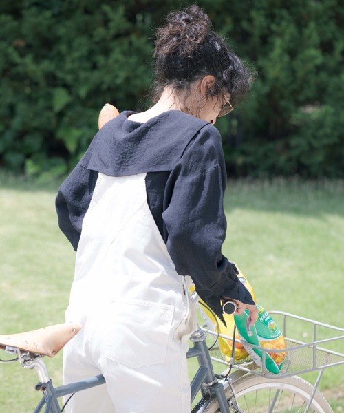 セール リネンセーラーカラーブラウス シャツ ブラウス Doux Archives ドゥアルシーヴ のファッション通販 Zozotown