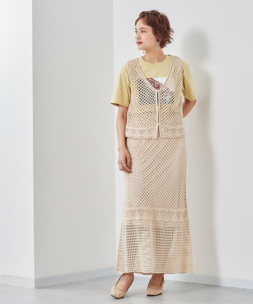 cepo（セポ）の「2WAYスカシアミベスト（ベスト）」 - WEAR