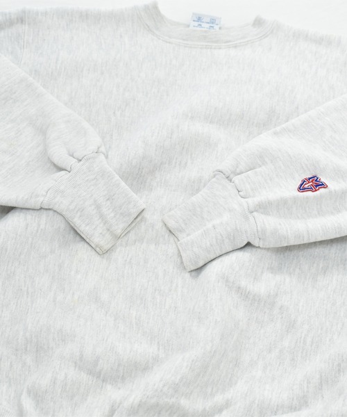 VINTAGE（ヴィンテージ）の「【ヴィンテージ古着】“BRANDEIS UNIVERSITY” リバースタイプ クルーネックスウェット USA製（スウェット・メンズ・グレー・LARGE）」の2枚目の写真
