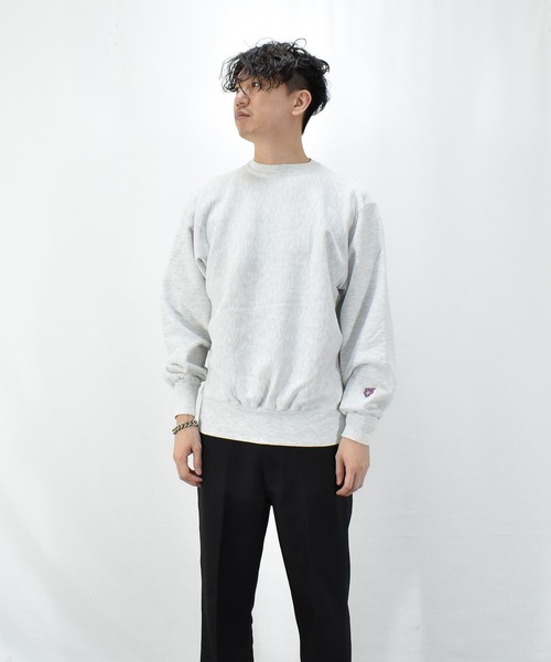 VINTAGE（ヴィンテージ）の「【ヴィンテージ古着】“BRANDEIS UNIVERSITY” リバースタイプ クルーネックスウェット USA製（スウェット・メンズ・グレー・LARGE）」の7枚目の写真