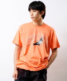 STAPLE ピジョン＆ロゴプリント 半袖Tシャツ