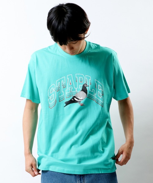 staple（ステイプル）の「STAPLE ピジョン＆ロゴプリント 半袖Tシャツ（Tシャツ/カットソー・メンズ・ホワイト/ブラック/オレンジ/ミント・2XL/XL/M/L）」の15枚目の写真
