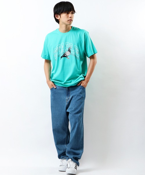 staple（ステイプル）の「STAPLE ピジョン＆ロゴプリント 半袖Tシャツ（Tシャツ/カットソー・メンズ・ホワイト/ブラック/オレンジ/ミント・2XL/XL/M/L）」の18枚目の写真