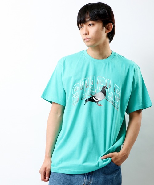 staple（ステイプル）の「STAPLE ピジョン＆ロゴプリント 半袖Tシャツ（Tシャツ/カットソー・メンズ・ホワイト/ブラック/オレンジ/ミント・2XL/XL/M/L）」の17枚目の写真